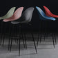 Bucket Plastic Counter Height Bar Stool Scandinavian Armless Stool with Metal Legs