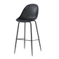 Bucket Plastic Counter Height Bar Stool Scandinavian Armless Stool with Metal Legs