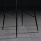 Bucket Plastic Counter Height Bar Stool Scandinavian Armless Stool with Metal Legs