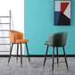 Leather Counter Stool Scandinavian Style Armed Low Back Stools for Home Clearhalo 'Bar Furniture' 'Bar Stools' 'bar_stools' 'furn' 'furn_bar_stools' 'Furniture' 'Kitchen & Dining Furniture' 6152915
