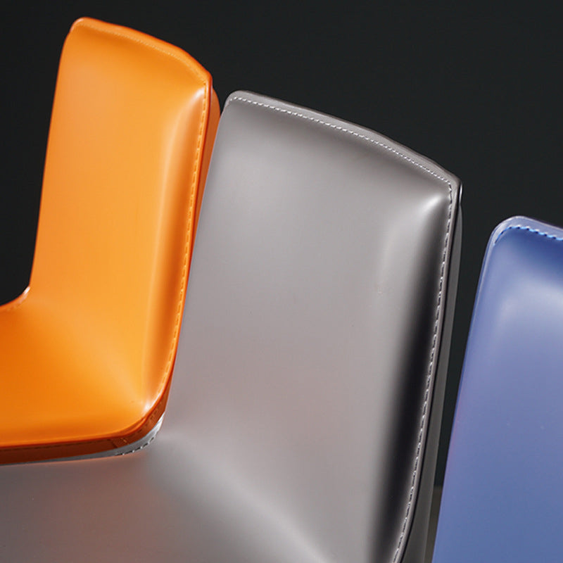 Modern Bar Stool Leather Counter Bar Stool with Metal Legs for Indoor Use
