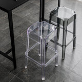 Contemporary Backless Bar-stool Plastic Counter Bar Stool with Plastic Legs for indoor Clearhalo 'Bar Furniture' 'Bar Stools' 'bar_stools' 'furn' 'furn_bar_stools' 'Furniture' 'Kitchen & Dining Furniture' 6153137