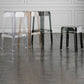 Contemporary Backless Bar-stool Plastic Counter Bar Stool with Plastic Legs for indoor Clearhalo 'Bar Furniture' 'Bar Stools' 'bar_stools' 'furn' 'furn_bar_stools' 'Furniture' 'Kitchen & Dining Furniture' 6153158