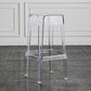 Contemporary Backless Bar-stool Plastic Counter Bar Stool with Plastic Legs for indoor Clearhalo 'Bar Furniture' 'Bar Stools' 'bar_stools' 'furn' 'furn_bar_stools' 'Furniture' 'Kitchen & Dining Furniture' 6153160