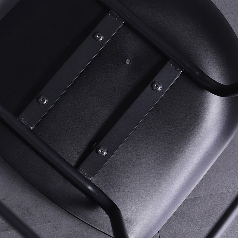 Contemporary Armless Low Backrest Counter Stool Iron Bar Stool with Footrest Clearhalo 'Bar Furniture' 'Bar Stools' 'bar_stools' 'furn' 'furn_bar_stools' 'Furniture' 'Kitchen & Dining Furniture' 6153191