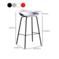 Contemporary Armless Low Backrest Counter Stool Iron Bar Stool with Footrest Clearhalo 'Bar Furniture' 'Bar Stools' 'bar_stools' 'furn' 'furn_bar_stools' 'Furniture' 'Kitchen & Dining Furniture' 6153204