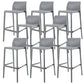 Nordic Style Bar-stool Plastic Counter Bar Stool with 4 Legs for Home
