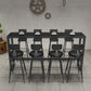 Contemporary Faux Leather Counter Stools Metal Bar Stools for Home Use