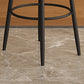 Modern Style Bar-stool Round Counter Bar Stool with Metal Legs for Kitchen Clearhalo 'Bar Furniture' 'Bar Stools' 'bar_stools' 'furn' 'furn_bar_stools' 'Furniture' 'Kitchen & Dining Furniture' 6153706