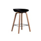 Glam Solid Wood Counter Height Stool Plastic Bar Stool Bar Stool