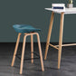 Glam Solid Wood Counter Height Stool Plastic Bar Stool Bar Stool