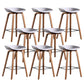 Glam Solid Wood Counter Height Stool Plastic Bar Stool Bar Stool