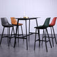 Modern PU Leather Bar-stool Bucket Seat Counter Bar Stool with Metal Legs Clearhalo 'Bar Furniture' 'Bar Stools' 'bar_stools' 'furn' 'furn_bar_stools' 'Furniture' 'Kitchen & Dining Furniture' 6153881