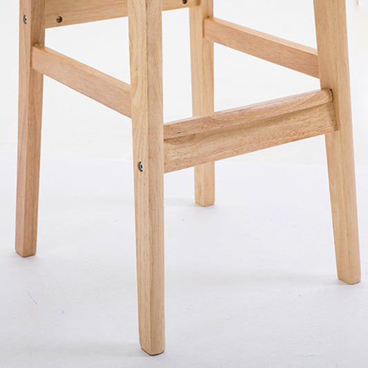 Tabouret de comptoir de siège carré de barre de bar industriel avec des jambes en bois