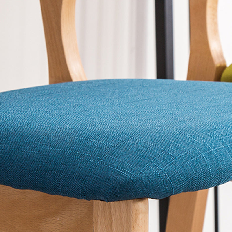 Tabouret de comptoir de siège carré de style de style industriel avec des jambes en bois