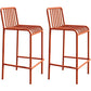 Industrial Low Back Counter Stool Metal Counter Stools for Home Use