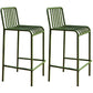 Industrial Low Back Counter Stool Metal Counter Stools for Home Use