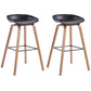 Sgabello da bar in plastica stile moderno. Sgabello da bar a secchiello ad altezza bancone