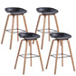 Sgabello da bar in plastica stile moderno. Sgabello da bar a secchiello ad altezza bancone