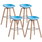 Sgabello da bar in plastica stile moderno. Sgabello da bar a secchiello ad altezza bancone