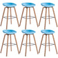 Sgabello da bar in plastica stile moderno. Sgabello da bar a secchiello ad altezza bancone