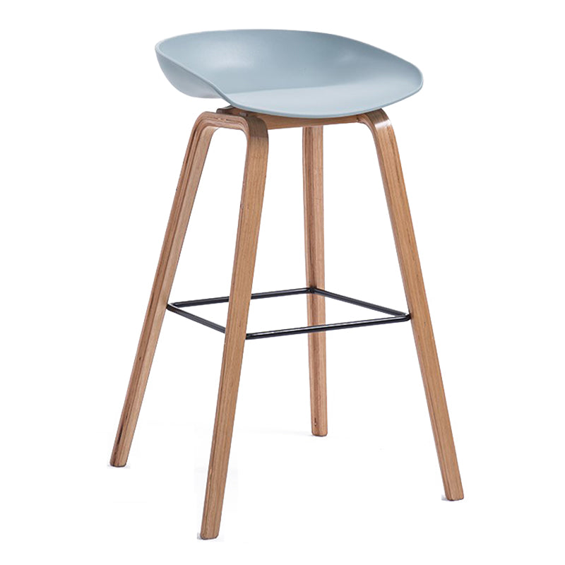 Sgabello da bar in plastica stile moderno. Sgabello da bar a secchiello ad altezza bancone