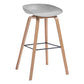 Sgabello da bar in plastica stile moderno. Sgabello da bar a secchiello ad altezza bancone