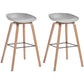 Sgabello da bar in plastica stile moderno. Sgabello da bar a secchiello ad altezza bancone