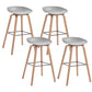 Sgabello da bar in plastica stile moderno. Sgabello da bar a secchiello ad altezza bancone
