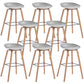 Sgabello da bar in plastica stile moderno. Sgabello da bar a secchiello ad altezza bancone
