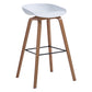 Sgabello da bar in plastica stile moderno. Sgabello da bar a secchiello ad altezza bancone