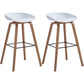 Sgabello da bar in plastica stile moderno. Sgabello da bar a secchiello ad altezza bancone