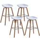 Sgabello da bar in plastica stile moderno. Sgabello da bar a secchiello ad altezza bancone