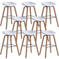 Sgabello da bar in plastica stile moderno. Sgabello da bar a secchiello ad altezza bancone