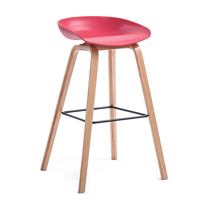 Sgabello da bar in plastica stile moderno. Sgabello da bar a secchiello ad altezza bancone