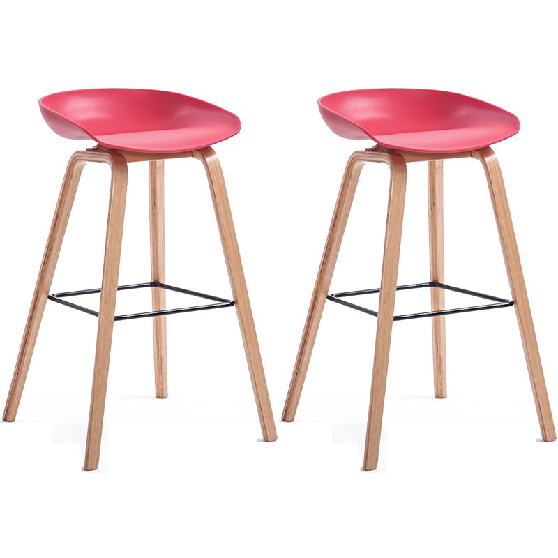 Sgabello da bar in plastica stile moderno. Sgabello da bar a secchiello ad altezza bancone