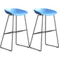 Sgabello da bar in plastica stile moderno. Sgabello da bar a secchiello ad altezza bancone