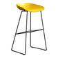 Sgabello da bar in plastica stile moderno. Sgabello da bar a secchiello ad altezza bancone