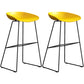 Sgabello da bar in plastica stile moderno. Sgabello da bar a secchiello ad altezza bancone