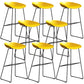 Sgabello da bar in plastica stile moderno. Sgabello da bar a secchiello ad altezza bancone