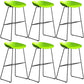 Sgabello da bar in plastica stile moderno. Sgabello da bar a secchiello ad altezza bancone