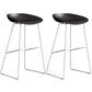 Sgabello da bar in plastica stile moderno. Sgabello da bar a secchiello ad altezza bancone