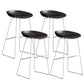 Sgabello da bar in plastica stile moderno. Sgabello da bar a secchiello ad altezza bancone