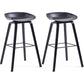 Sgabello da bar in plastica stile moderno. Sgabello da bar a secchiello ad altezza bancone