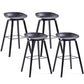 Sgabello da bar in plastica stile moderno. Sgabello da bar a secchiello ad altezza bancone