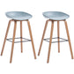 Sgabello da bar in plastica stile moderno. Sgabello da bar a secchiello ad altezza bancone