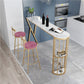 Contemporary Velvet Counter Stool Round Living Room Bar Stool with Metal Legs Clearhalo 'Bar Furniture' 'Bar Stools' 'bar_stools' 'furn' 'furn_bar_stools' 'Furniture' 'Kitchen & Dining Furniture' 6154205