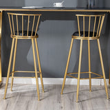 Contemporary Style Upholstered Counter Stool Bar-height Living Room Bar Stool