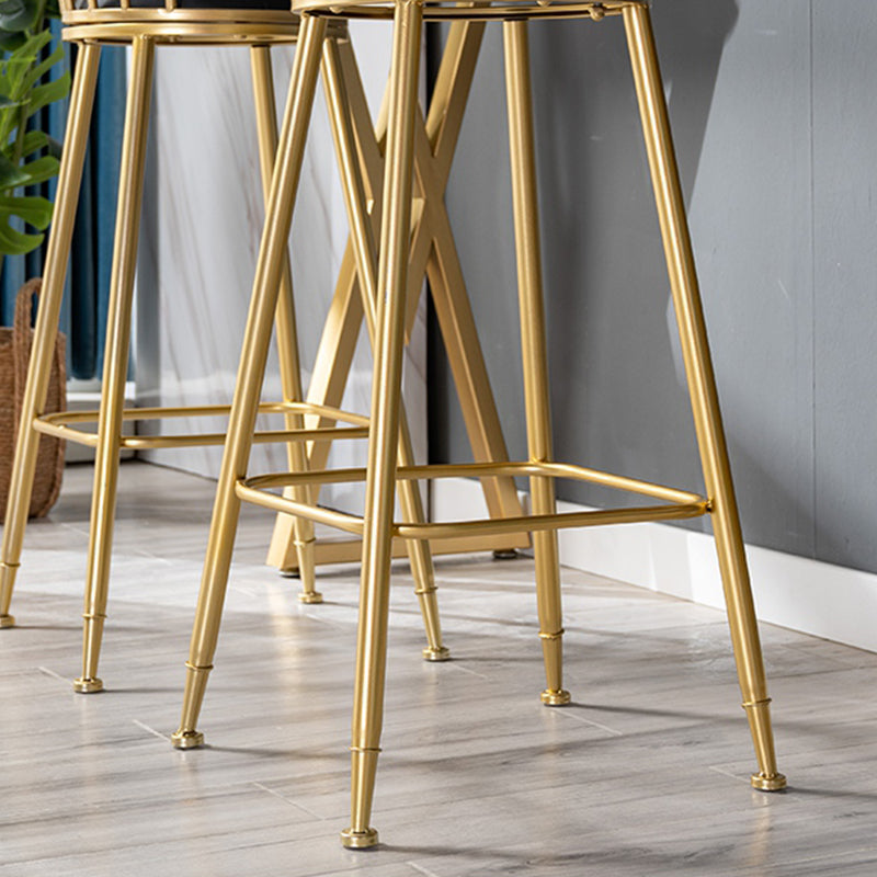 Contemporary Style Upholstered Counter Stool Bar-height Living Room Bar Stool Clearhalo 'Bar Furniture' 'Bar Stools' 'bar_stools' 'furn' 'furn_bar_stools' 'Furniture' 'Kitchen & Dining Furniture' 6154245