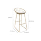 Scandinavian Upholstered Counter Stool Bar-height Bar Stool for Living Room